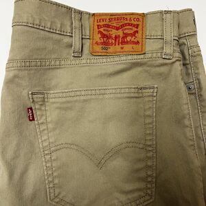 Levi’s 502 Taper Fit Tan Denim Pants Size 34 X 34